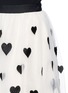 Detail View - Click To Enlarge - ALICE & OLIVIA - 'Catrina' heart appliqué tulle midi skirt