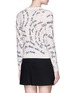Back View - Click To Enlarge - ALICE & OLIVIA - 'Adalia' melodic swirl embroidery cardigan