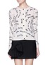 Main View - Click To Enlarge - ALICE & OLIVIA - 'Adalia' melodic swirl embroidery cardigan