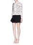 Figure View - Click To Enlarge - ALICE & OLIVIA - 'Adalia' melodic swirl embroidery cardigan
