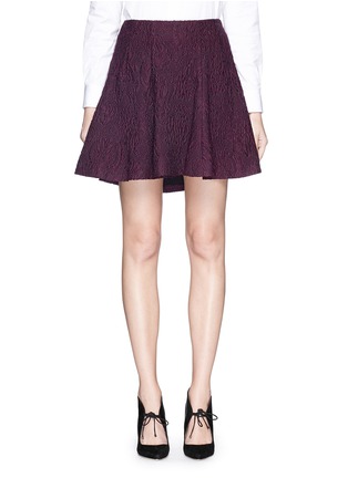 Main View - Click To Enlarge - ALICE & OLIVIA - 'Sibel' embroidered flare skirt