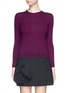 Detail View - Click To Enlarge - ALICE & OLIVIA - 'Rosalind' strass bead collar wool sweater