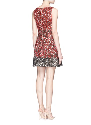 Back View - Click To Enlarge - ALICE & OLIVIA - 'Carrie' beaded flare dress