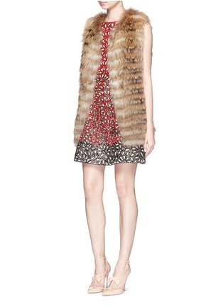 Figure View - Click To Enlarge - ALICE & OLIVIA - 'Carrie' beaded flare dress