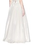 Back View - Click To Enlarge - ALICE & OLIVIA - 'Abella' metallic lamé ball gown skirt