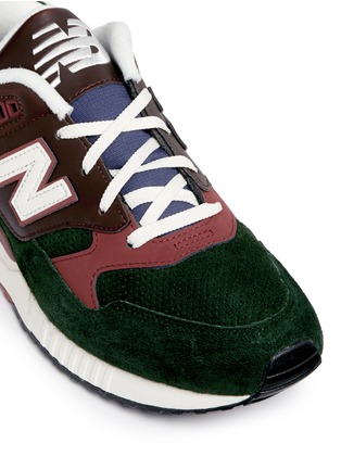 Detail View - Click To Enlarge - NEW BALANCE - '530 Running Woods' suede sneakers