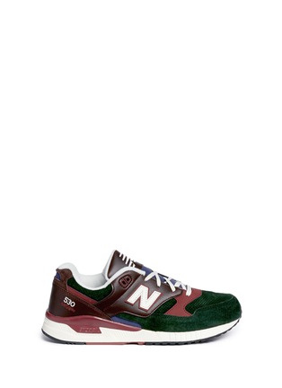 Main View - Click To Enlarge - NEW BALANCE - '530 Running Woods' suede sneakers