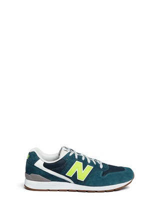 Main View - Click To Enlarge - NEW BALANCE - '996 Deep Freeze' suede sneakers