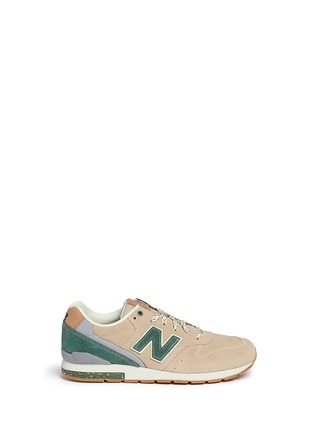 Main View - Click To Enlarge - NEW BALANCE - '996 Wood Story' suede sneakers