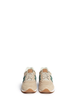Figure View - Click To Enlarge - NEW BALANCE - '996 Wood Story' suede sneakers