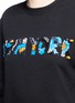 Detail View - Click To Enlarge - MSGM - 'New York' embellished slogan sweatshirt