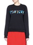 Main View - Click To Enlarge - MSGM - 'New York' embellished slogan sweatshirt