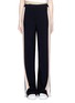 Main View - Click To Enlarge - MSGM - Double stripe outseam zip cady pants