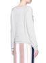 Back View - Click To Enlarge - MSGM - Wrap waist patch pocket sweatshirt