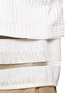 Detail View - Click To Enlarge - MSGM - Sheer hem cotton jacquard top