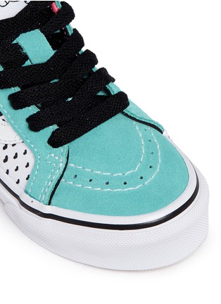Detail View - Click To Enlarge - VANS - 'SK8-Hi Zip' star print canvas suede kids sneakers