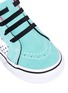 Detail View - Click To Enlarge - VANS - 'SK8-Hi Zip' star print canvas suede toddler sneakers