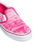 Detail View - Click To Enlarge - VANS - 'Classic' brushed paint stroke print suede kids slip-ons