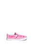 Main View - Click To Enlarge - VANS - 'Classic' brushed paint stroke print suede kids slip-ons