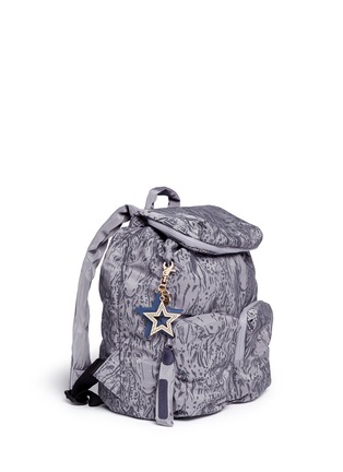 Figure View - Click To Enlarge - SEE BY CHLOÉ - 'Joy Rider' streak print nylon backpack