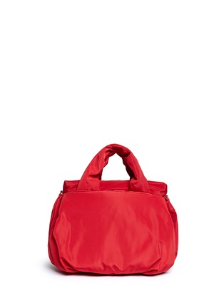 Back View - Click To Enlarge - SEE BY CHLOÉ - 'Joy Rider' small leather strap nylon puffer bag