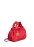 Figure View - Click To Enlarge - SEE BY CHLOÉ - 'Joy Rider' small leather strap nylon puffer bag