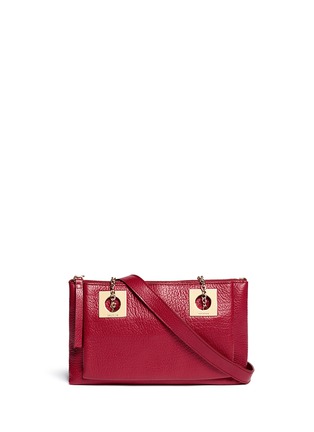 Main View - Click To Enlarge - SEE BY CHLOÉ - 'Hailey' grainy leather chain shoulder bag