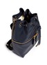 Detail View - Click To Enlarge - MARNI - 'Backpack' mini colourblock leather bucket bag