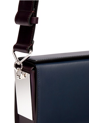 Detail View - Click To Enlarge - MARNI - 'Box' mini magnetic flap colourblock leather shoulder bag