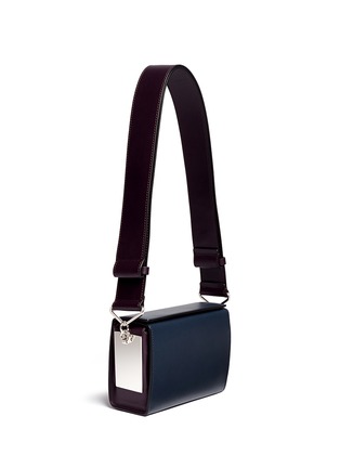 Figure View - Click To Enlarge - MARNI - 'Box' mini magnetic flap colourblock leather shoulder bag