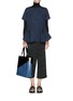 Figure View - Click To Enlarge - MARNI - 'Museo' bicolour leather tote