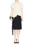 Figure View - Click To Enlarge - JIMMY CHOO - 'Chandra' chain clasp glitter suede clutch