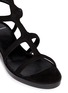 Detail View - Click To Enlarge - PIERRE HARDY - Block heel suede gladiator sandals