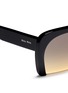 Detail View - Click To Enlarge - MIU MIU - 'Rasoir' Half rim acetate sunglasses