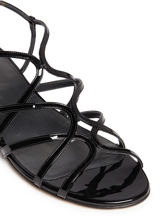 Detail View - Click To Enlarge - STUART WEITZMAN - 'Turning' strappy wedge sandals