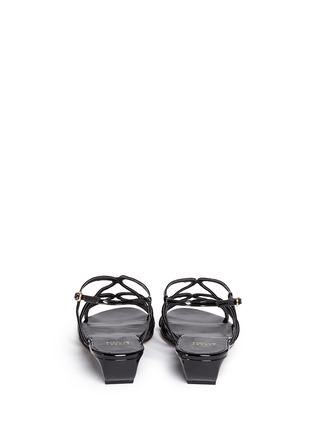 Back View - Click To Enlarge - STUART WEITZMAN - 'Turning' strappy wedge sandals