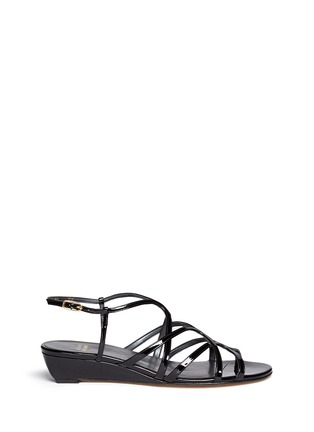 Main View - Click To Enlarge - STUART WEITZMAN - 'Turning' strappy wedge sandals