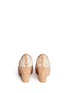 Back View - Click To Enlarge - STUART WEITZMAN - 'Pipe Anna' glitter lace cork wedge pumps