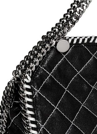 Detail View - Click To Enlarge - STELLA MCCARTNEY - 'Falabella' mini quilted crossbody chain tote