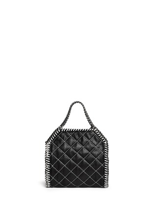 Back View - Click To Enlarge - STELLA MCCARTNEY - 'Falabella' mini quilted crossbody chain tote