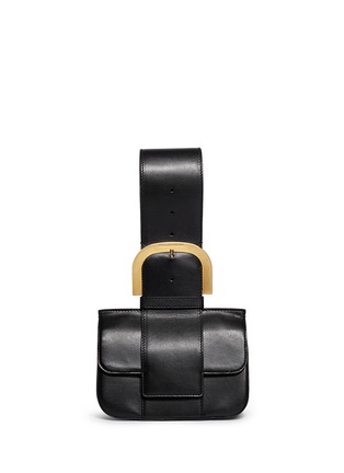 Main View - Click To Enlarge - STELLA MCCARTNEY - Belt wristlet mini leather bag