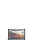 Back View - Click To Enlarge - STELLA MCCARTNEY - 'Falabella' mini holographic cracklé chain bag