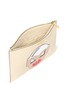 Detail View - Click To Enlarge - STELLA MCCARTNEY - 'SuperStellaHeroes' small mask zip clutch