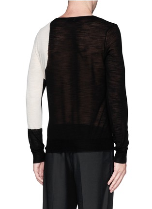 Back View - Click To Enlarge - DRIES VAN NOTEN - 'Napoleon' harness sweater