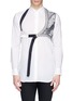 Main View - Click To Enlarge - DRIES VAN NOTEN - 'Cooper' embroidery harness cotton shirt