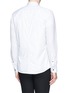 Back View - Click To Enlarge - DRIES VAN NOTEN - 'Curley' embroidery paint streak stripe shirt