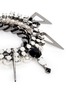 Detail View - Click To Enlarge - JOOMI LIM - 'Vertigo' pearl crystal metal fretwork charm bracelet