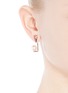 Figure View - Click To Enlarge - JOOMI LIM - 'Vicious Love' glass arrowhead pearl drop earrings