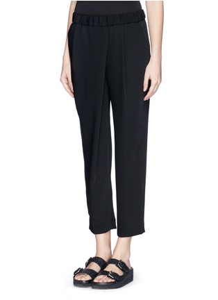 Front View - Click To Enlarge - ELIZABETH AND JAMES - 'Sonoma' foldover front cropped pants