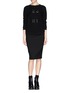 Figure View - Click To Enlarge - ELIZABETH AND JAMES - 'Aisling' jersey pencil skirt